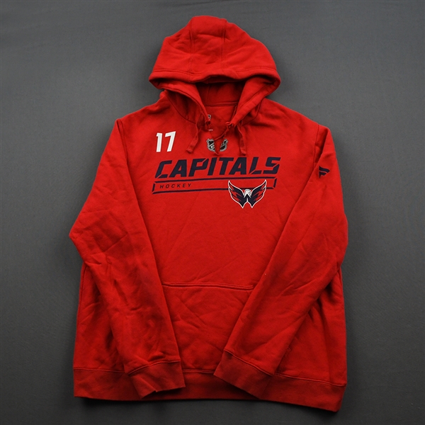 Ilya Kovalchuk - Red Hoodie Issued by Washington Capitals - 2019-20 NHL Regular Season