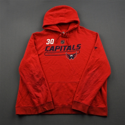 Ilya Samsonov - Red Hoodie Issued by Washington Capitals - 2019-20 NHL Regular Season