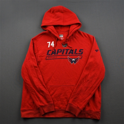 John Carlson - Red Hoodie Issued by Washington Capitals - 2019-20 NHL Regular Season