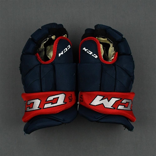 Alexandre Texier - Game-Used -CCM Gloves - 2020-21 NHL Season