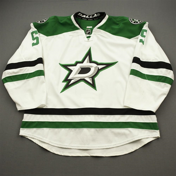 Jamie Oleksiak - Game-Worn Jersey - Worn November 23, 2016