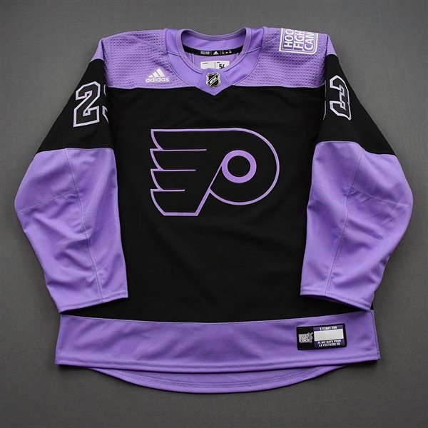 Derrick Pouliot - Warm-Up Issued Hockey Fights Cancer Autographed Jersey - April 18, 2021