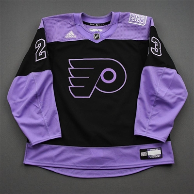 Nate Prosser - Warm-Up Issued Hockey Fights Cancer Autographed Jersey - April 18, 2021