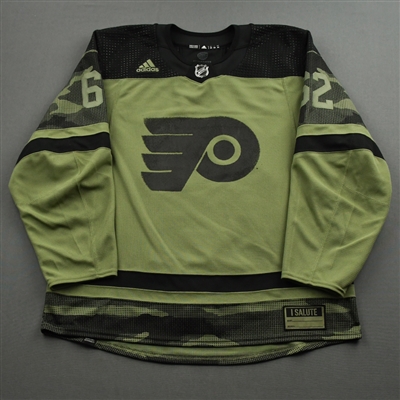 Catalog - 2021-22 Philadelphia Flyers Military Appreciation Warm-up Jersey  Auction Ends Wednesday, March 2, 2022