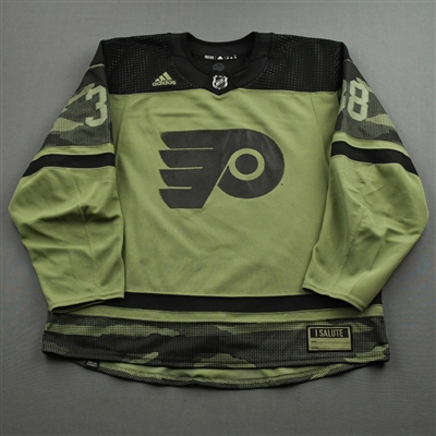 Patrick Brown - Warm-up Worn Military Appreciation Autographed Jersey - November 10, 2021