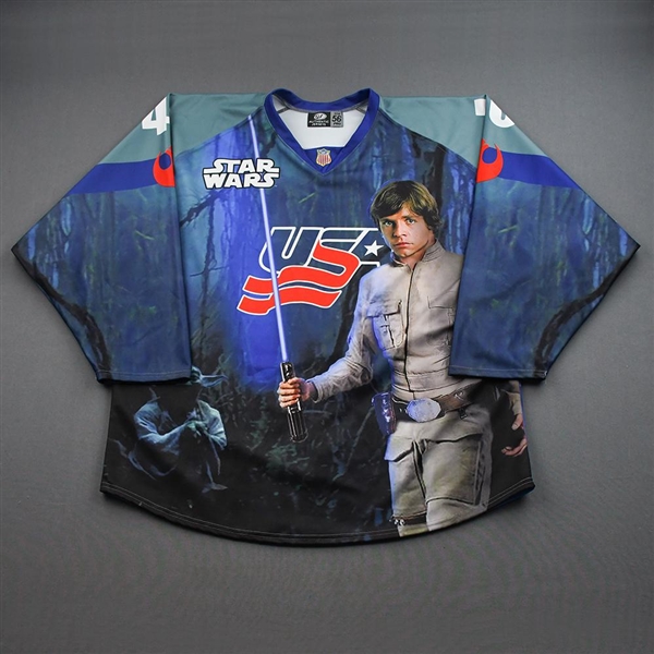 Zeev Buium - Star Wars Luke Skywalker - Game-Worn Autographed Jersey - January 21, 2022