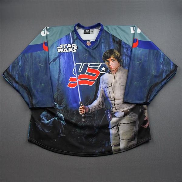 Austin Burnevik - Star Wars Luke Skywalker - Game-Worn Autographed Jersey - January 21, 2022