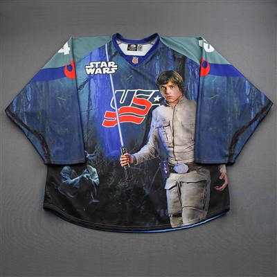 Brady Cleveland - Star Wars Luke Skywalker - Game-Worn Autographed Jersey - January 21, 2022