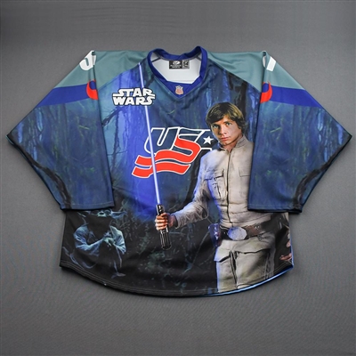 Ryan Fine - Star Wars Luke Skywalker - Game-Worn Autographed Jersey - January 21, 2022