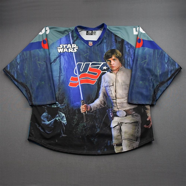 Paul Fischer - Star Wars Luke Skywalker - Game-Worn Autographed Jersey - January 21, 2022