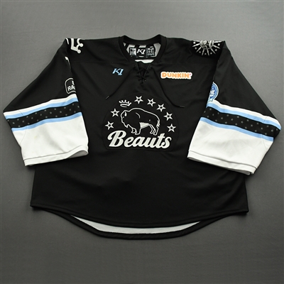 Caty Flagg - Lake Placid Set w/ Isobel Cup & End Racism Patch - 2021 Preseason Appearances Jersey