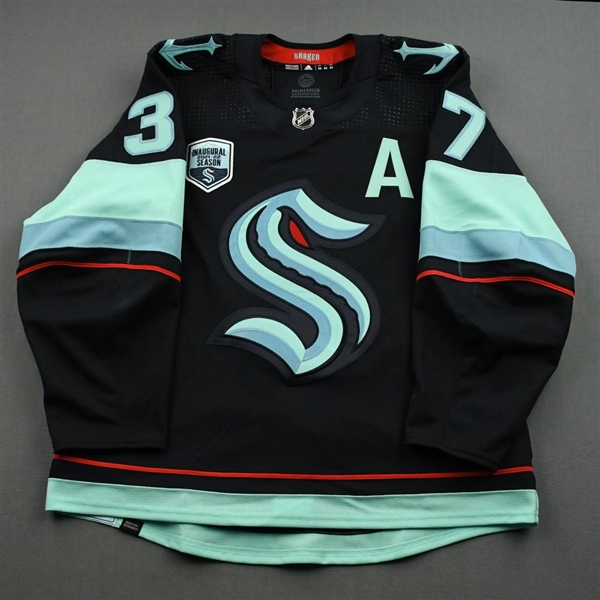 Yanni Gourde - Seattle Kraken - Inaugural Game-Worn Jersey w/A - 1st Period Only - 2021-22 NHL Season