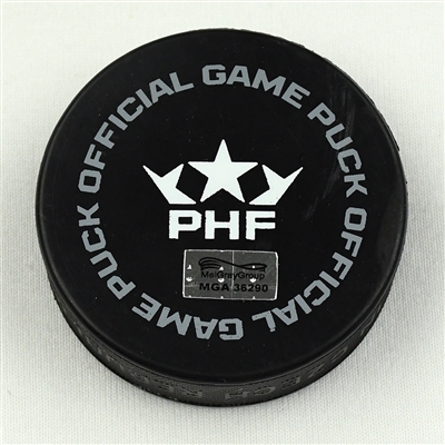 Mikyla Grant-Mentis - Team Darkangelo - Goal Puck - 2022 PHF All-Star Showcase - January 29, 2022 vs. Team Dempsey