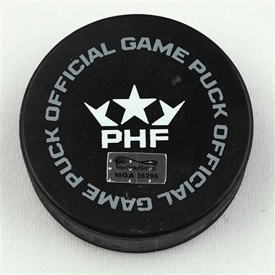 Tori Howran - Team Dempsey - Goal Puck - 2022 PHF All-Star Showcase - January 29, 2022 vs. Team Thunstrom - Showcase-Winning Goal