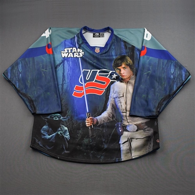 Kai Janviriya - Star Wars Luke Skywalker - Game-Worn Autographed Jersey - January 21, 2022
