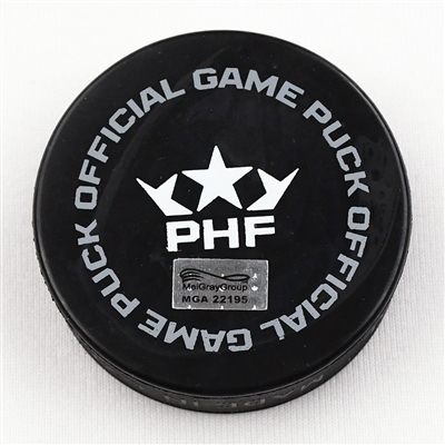 2022 PHF All-Star Showcase - Game Puck - Team Thunstrom vs. Team Dempsey - January 29, 2022