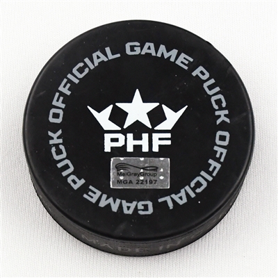 2022 PHF All-Star Showcase - Game Puck - Team Thunstrom vs. Team Dempsey - January 29, 2022