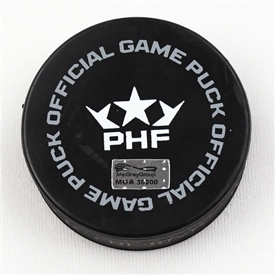2022 PHF All-Star Showcase - Game Puck - TeamDarkangelo vs. Team Dempsey - January 29, 2022