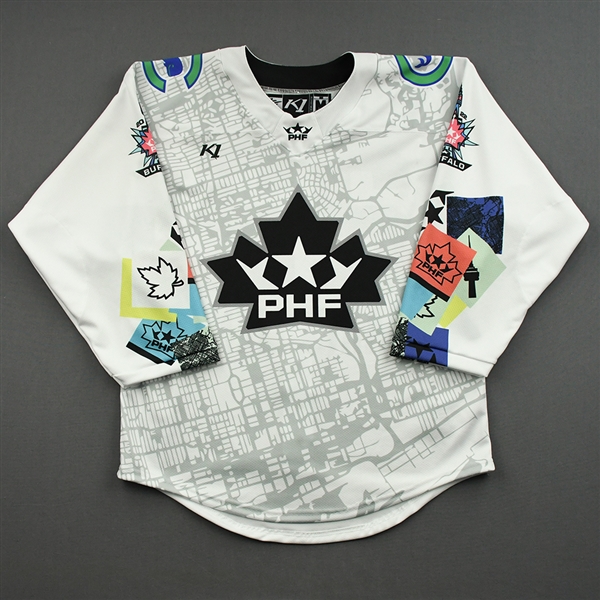 Kennedy Marchment - Team Dempsey - White All-Star Jersey - Worn January 29, 2022 (Autographed)
