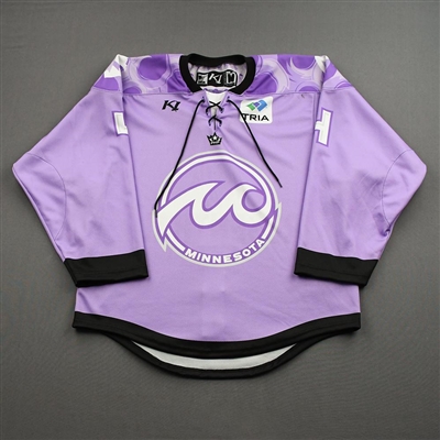 Chelsey Brodt Rosenthal - Game-Worn Hockey Fights Cancer Autographed Jersey - Worn Dec. 18, 2021