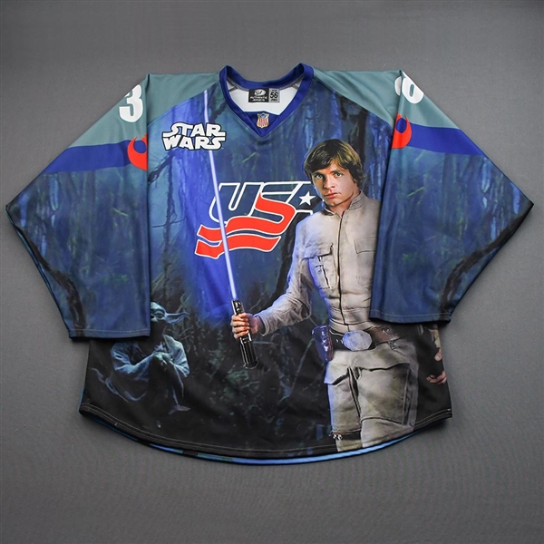 Carter Slaggert - Star Wars Luke Skywalker - Game-Worn Autographed Jersey - January 21, 2022