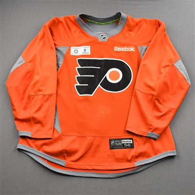 Jakub Voracek - Philadelphia Flyers - Practice-Worn Jersey - 2014-15 NHL Season