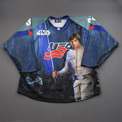 Alex Weiermair - Star Wars Luke Skywalker - Game-Worn Autographed Jersey - January 21, 2022