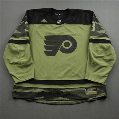 Keith Yandle - Warm-up Worn Military Appreciation Autographed Jersey - November 10, 2021