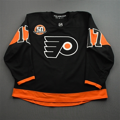 Zack MacEwen - Game-Issued Third Jersey w/ Lou Nolan 50 Years Patch - April 9, 2022