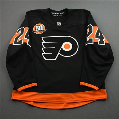 Nick Seeler - Game-Issued Third Jersey w/ Lou Nolan 50 Years Patch - April 9, 2022