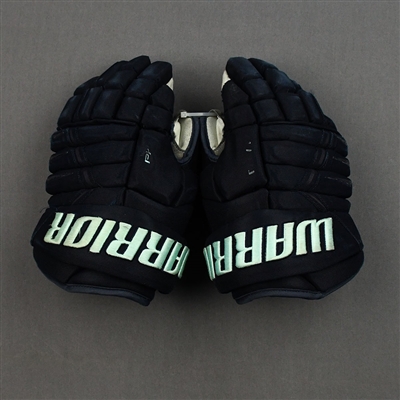 Ryan Donato - Game-Worn Warrior Alpha Gloves - First Game In Seattle Kraken History - 2021-22 NHL Season