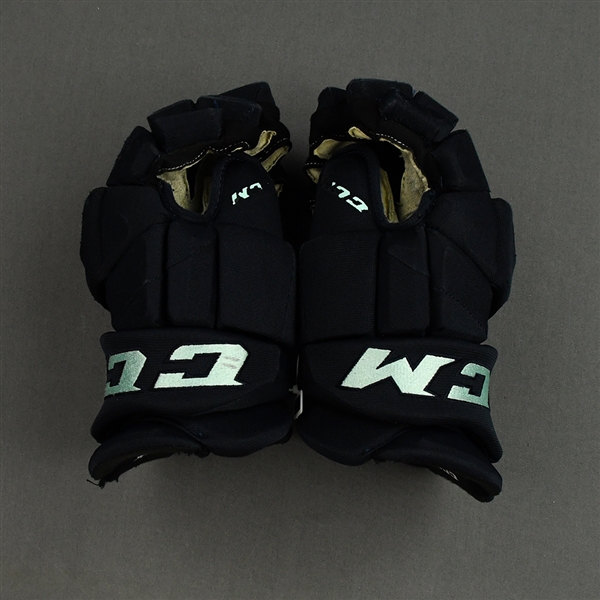 Alex Wennberg - Game-Worn CCM Gloves - First Game In Seattle Kraken History - 2021-22 NHL Season