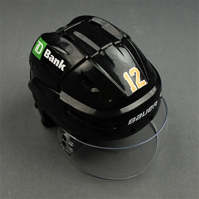 Craig Smith - Game-Worn Black Bauer Helmet - 2021-22 NHL Regular Season and 2022 Stanley Cup Playoffs