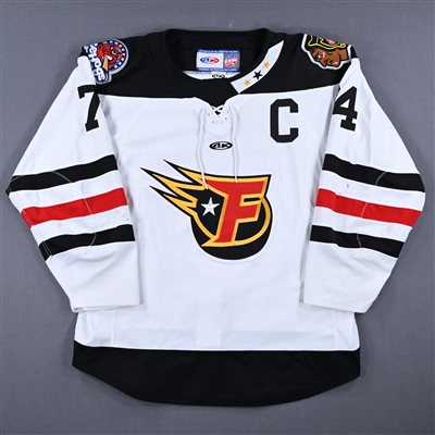 Keoni Texeira - Indy Fuel - Game-Worn White Autographed Jersey w/C