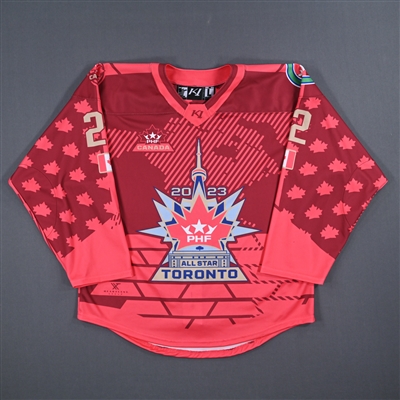 Kennedy Marchment - Team Canada - Red All-Star Autographed Jersey - Worn January 29, 2023 vs. United States