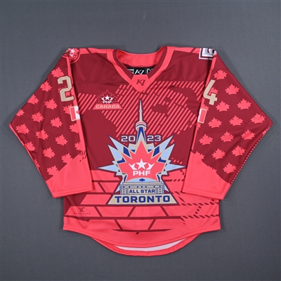 Ann-Sophie Bettez - Team Canada - Game-Issued Red All-Star Jersey