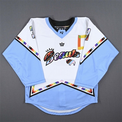 Amy Budde - Game-Issued Pride Jersey w/C