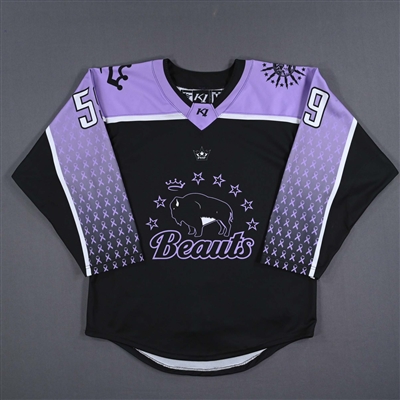 Mikyla Grant-Mentis - Buffalo Beauts - Autographed Hockey Fights Cancer Jersey - Worn January 7, 2023 vs. Minnesota Whitecaps