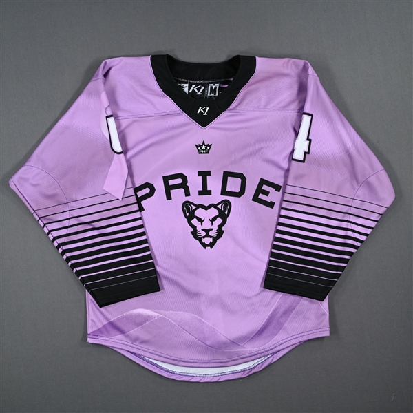 Lauren Kelly - Game-Issued Hockey Fights Cancer Jersey