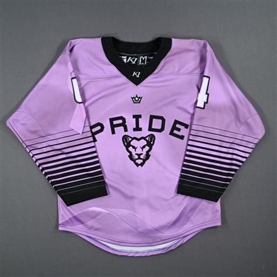 Lauren Kelly - Game-Issued Hockey Fights Cancer Jersey