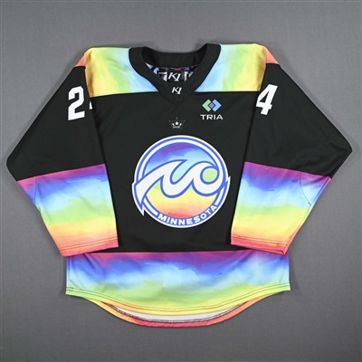 Olivia Knowles - Game-Worn Autographed Pride Jersey - Worn February 26, 2023 vs. Toronto Six