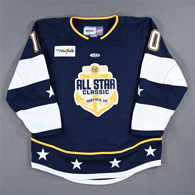 Todd Skirving - 2023 ECHL All-Star Classic - Eastern Conference - Game-Worn Autographed Blue Set 1 Jersey