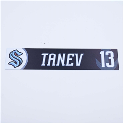 Brandon Tanev - Seattle Kraken - Locker Room Nameplate - 2022-23 NHL Season