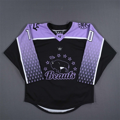Maddie Truax - Buffalo Beauts - Autographed Hockey Fights Cancer Jersey - Worn January 7, 2023 vs. Minnesota Whitecaps
