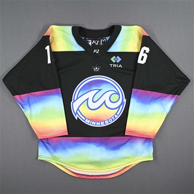 Taylor Wente - Game-Worn Autographed Pride Jersey - Worn February 26, 2023 vs. Toronto Six