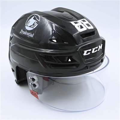 Kevin Bahl - Game-Worn  Black, CCM Helmet w/ Oakley Shield - 2022-23 NHL Regular Season and 2023 Stanley Cup Playoffs