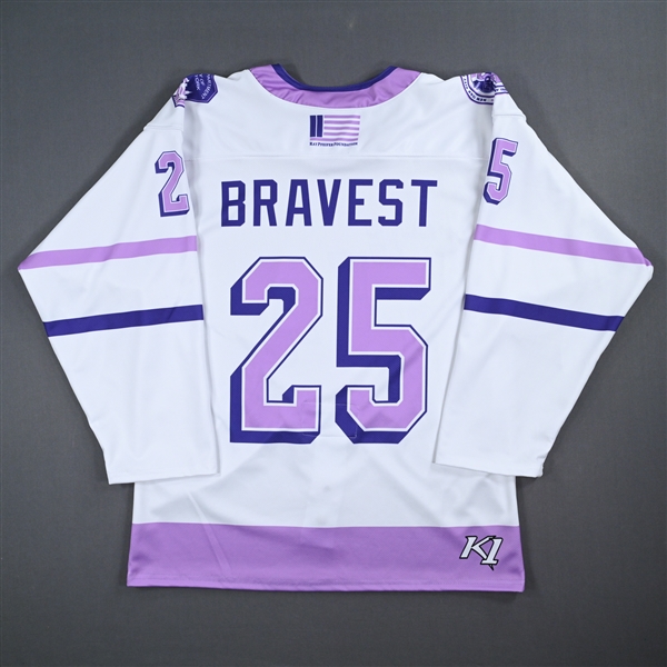 Michael Van Pelt - Game-Worn Breast Cancer Awareness Jersey - Worn October 20, 2023 vs. Mena Singer Foundation