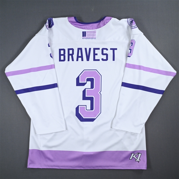 Jim Brown - Game-Issued Breast Cancer Awareness Jersey - October 20, 2023 vs. Mena Singer Foundation 