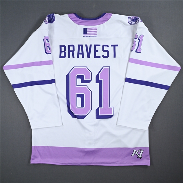 Matt Zay - Game-Issued Breast Cancer Awareness Jersey - October 20, 2023 vs. Mena Singer Foundation 