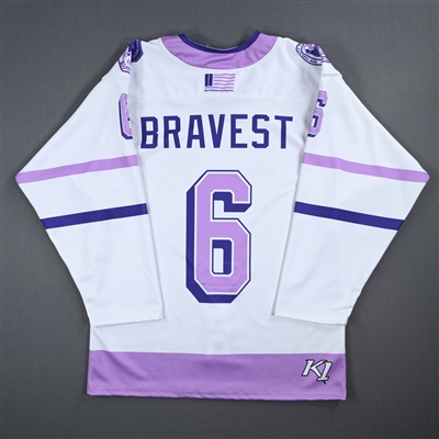 Bryan Elfant - Game-Worn Breast Cancer Awareness Jersey - Worn October 20, 2023 vs. Mena Singer Foundation